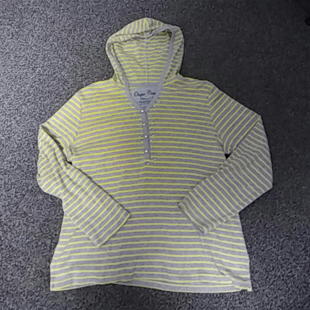 Onque Casuals Bling Stripe Long Sleeve Top